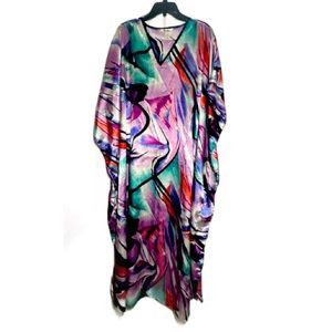 Kimono style lounge dress